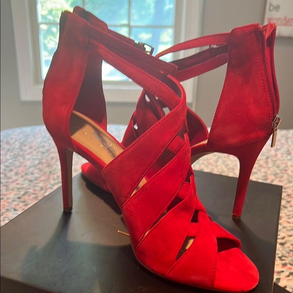 Lord & Taylor Vibrant Red Heels